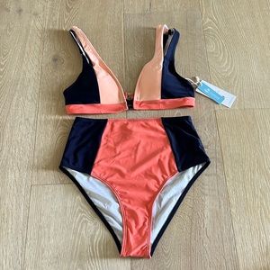 NWT Colorblock Cupshe Bikini